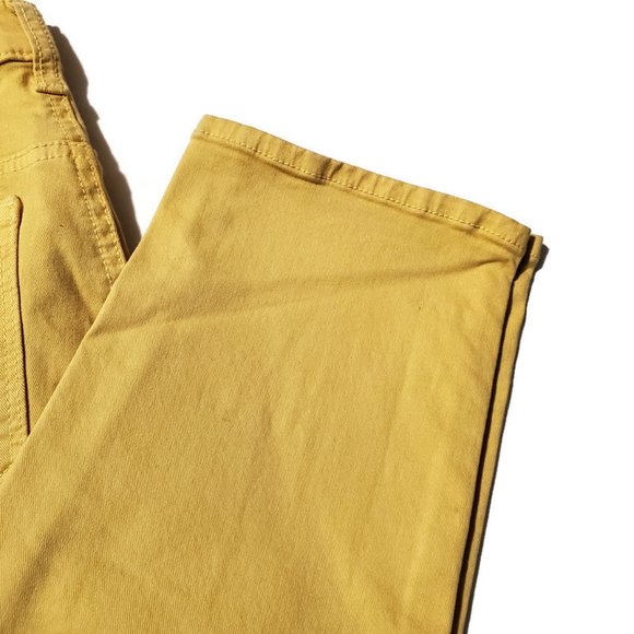 J Brand Women's Skinny Leg 811K120 Mid Rise Jeans in Pale Yellow, Size 25 - Picture 3 of 12